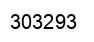 Number 303293 black image