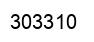Number 303310 black image
