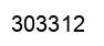 Number 303312 black image