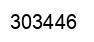 Number 303446 black image