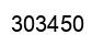 Number 303450 black image