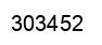 Number 303452 black image