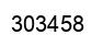 Number 303458 black image