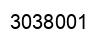 Number 3038001 black image