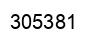 Number 305381 black image