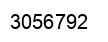 Number 3056792 black image