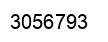 Number 3056793 black image