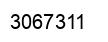 Number 3067311 black image