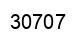 Número 30707 imagen negro