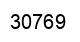 Number 30769 black image