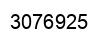 Number 3076925 black image