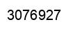 Number 3076927 black image