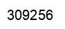 Number 309256 black image