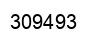 Number 309493 black image