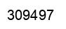 Number 309497 black image