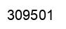 Number 309501 black image