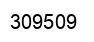Number 309509 black image