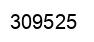 Number 309525 black image