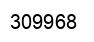 Number 309968 black image