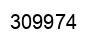 Number 309974 black image