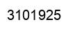 Number 3101925 black image