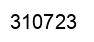 Number 310723 black image