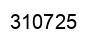 Number 310725 black image