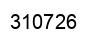 Number 310726 black image