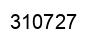 Number 310727 black image