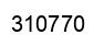 Number 310770 black image