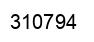 Number 310794 black image
