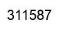 Número 311587 imagen negro