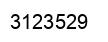 Number 3123529 black image