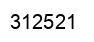 Number 312521 black image