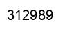 Number 312989 black image