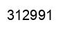 Number 312991 black image