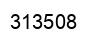Number 313508 black image