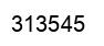 Number 313545 black image