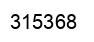 Number 315368 black image