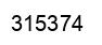 Number 315374 black image