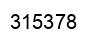 Number 315378 black image