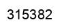 Number 315382 black image
