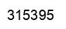 Number 315395 black image