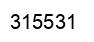 Number 315531 black image