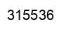 Number 315536 black image
