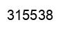 Number 315538 black image