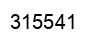Number 315541 black image