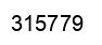 Number 315779 black image