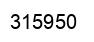 Number 315950 black image