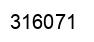 Number 316071 black image